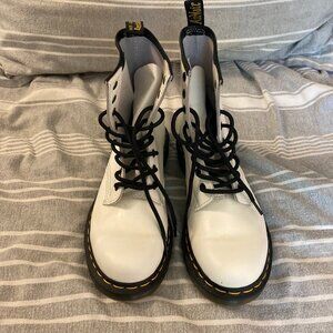 Dr. Marten White Lace up Boot (style 1460)